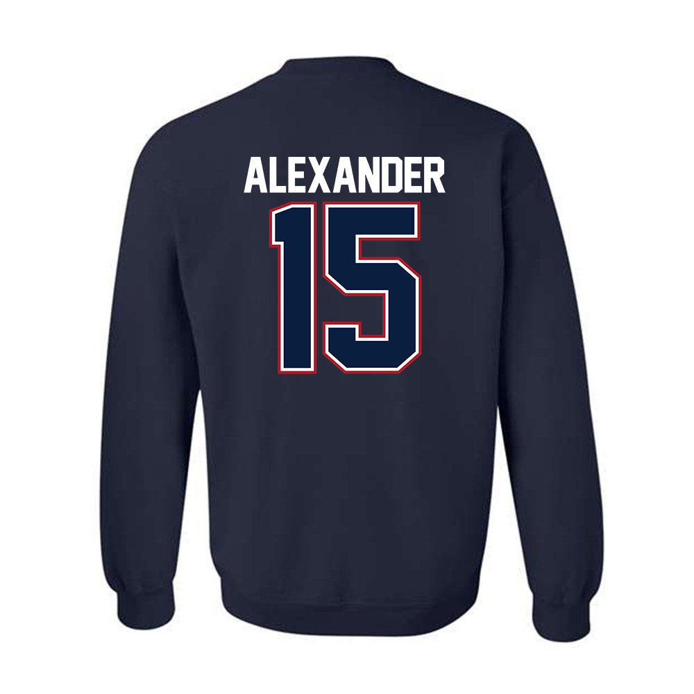 Liberty - NCAA Women's Basketball : Maleah Alexander - NCAA® March Madness® 2025 Shersey Crewneck Sweatshirt-1