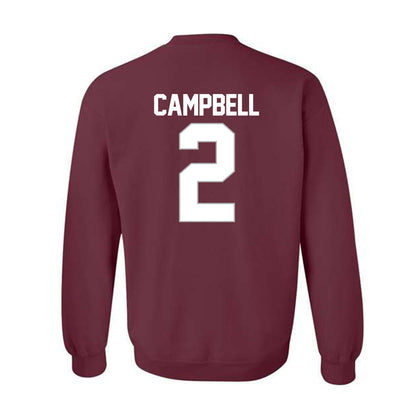Troy - NCAA Men's Basketball : Cobi Campbell - NCAA® March Madness® 2025 Shersey Crewneck Sweatshirt-1