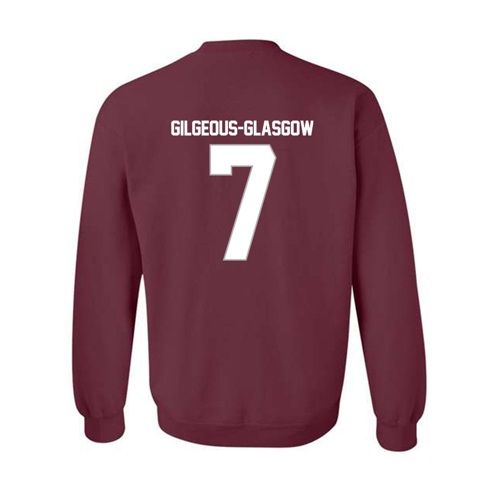 Troy - NCAA Men's Basketball : Javier Gilgeous-Glasgow - NCAA® March Madness® 2025 Shersey Crewneck Sweatshirt-1