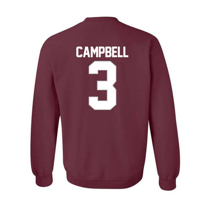 Troy - NCAA Men's Basketball : Cooper Campbell - NCAA® March Madness® 2025 Shersey Crewneck Sweatshirt-1