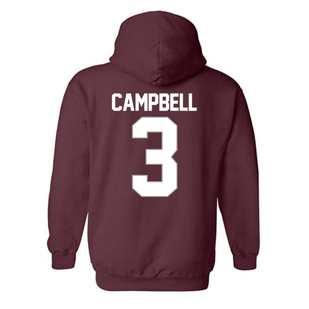 Troy - NCAA Men's Basketball : Cooper Campbell - NCAA® March Madness® 2025 Shersey Hooded Sweatshirt-1
