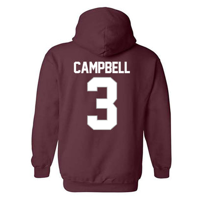 Troy - NCAA Men's Basketball : Cooper Campbell - NCAA® March Madness® 2025 Shersey Hooded Sweatshirt-1