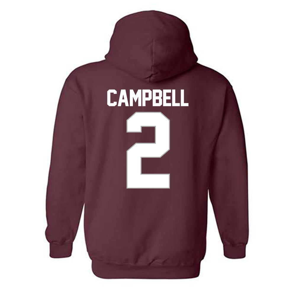 Troy - NCAA Men's Basketball : Cobi Campbell - NCAA® March Madness® 2025 Shersey Hooded Sweatshirt-1