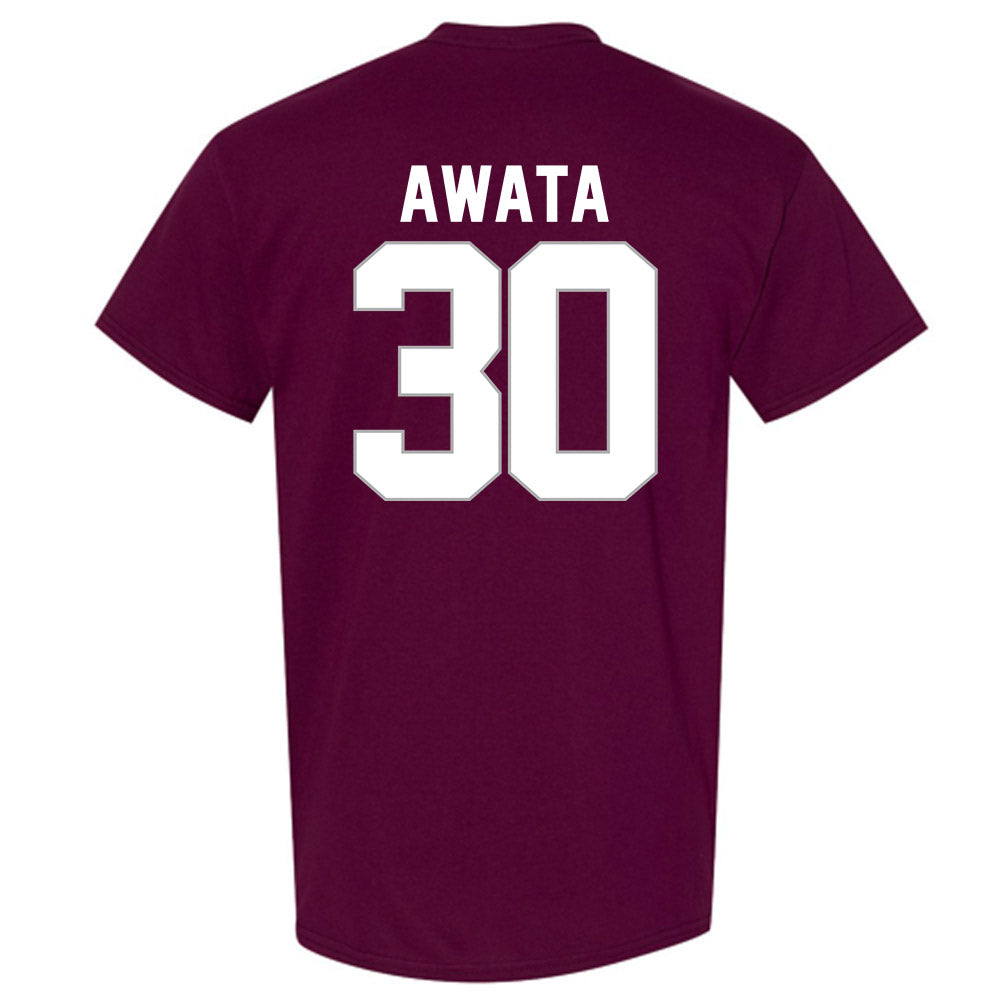 Troy - NCAA Men's Basketball : Hikaru Awata - NCAA® March Madness® 2025 Shersey T-Shirt-1