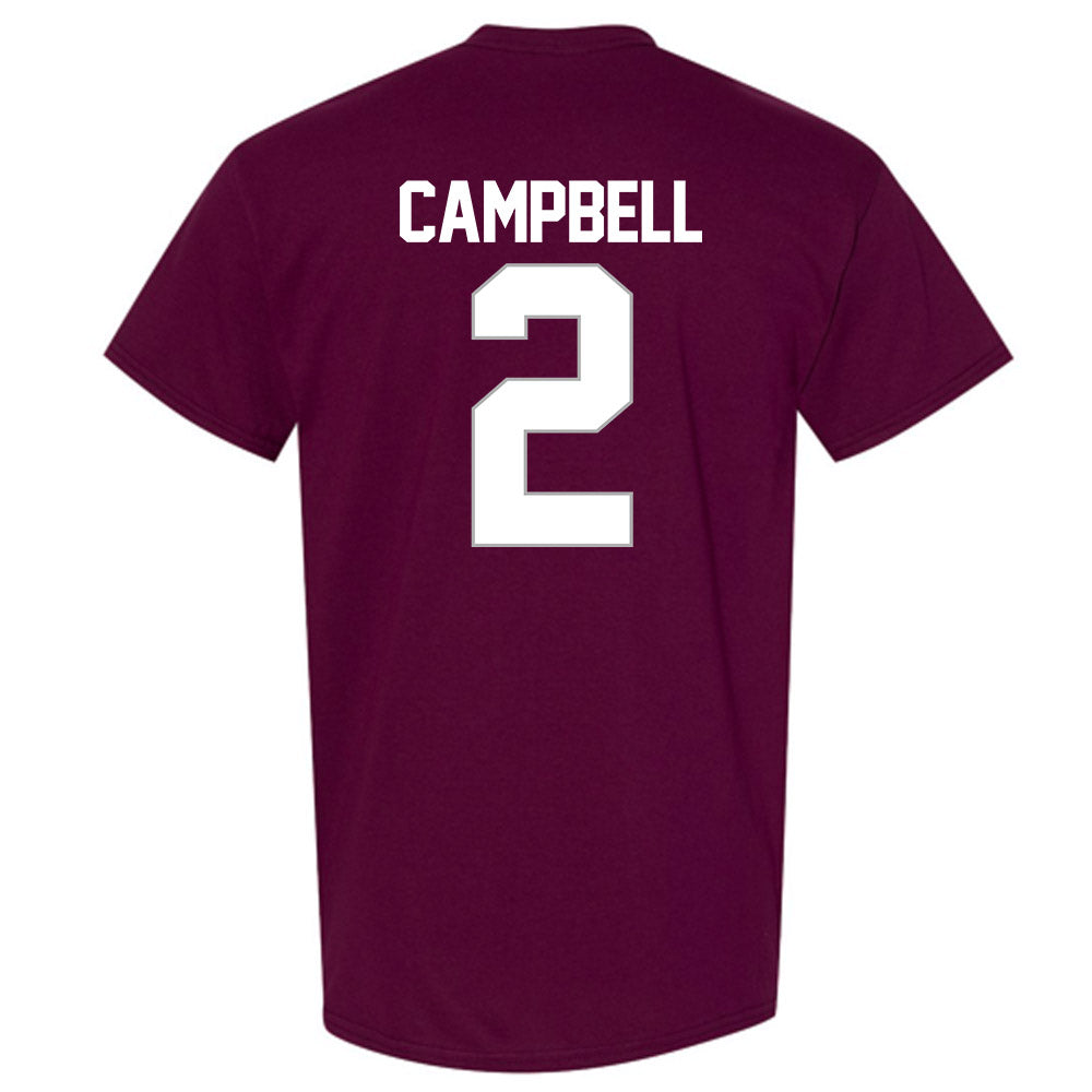 Troy - NCAA Men's Basketball : Cobi Campbell - NCAA® March Madness® 2025 Shersey T-Shirt-1