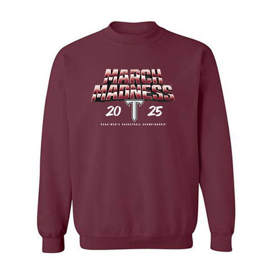 Troy - NCAA Men's Basketball : Javier Gilgeous-Glasgow - NCAA® March Madness® 2025 Shersey Crewneck Sweatshirt-0