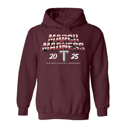 Troy - NCAA Men's Basketball : Emmanuel Clarton - NCAA® March Madness® 2025 Shersey Hooded Sweatshirt-0