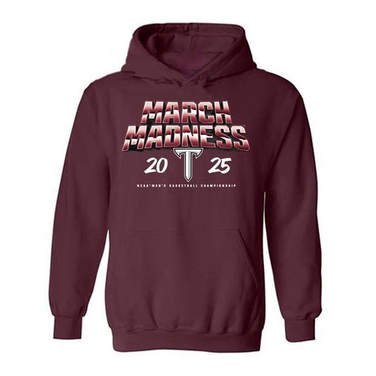 Troy - NCAA Men's Basketball : Cobi Campbell - NCAA® March Madness® 2025 Shersey Hooded Sweatshirt-0