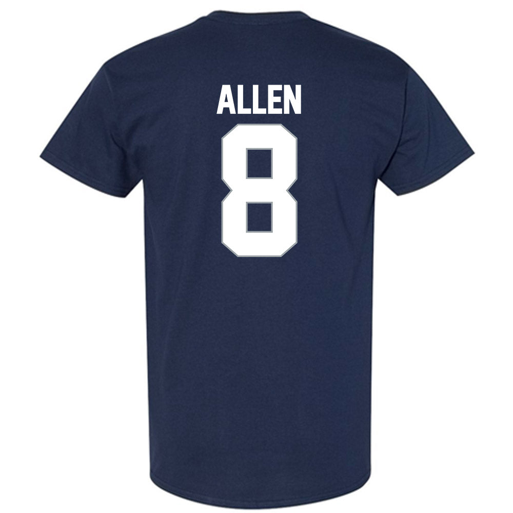 Utah State - NCAA Men's Basketball : Drake Allen - NCAA® March Madness® 2025 Shersey T-Shirt-1