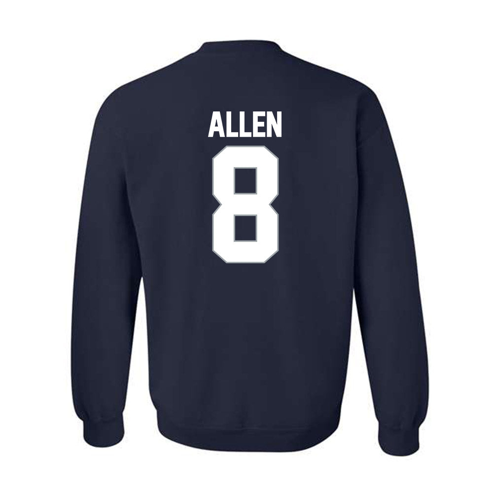 Utah State - NCAA Men's Basketball : Drake Allen - NCAA® March Madness® 2025 Shersey Crewneck Sweatshirt-1