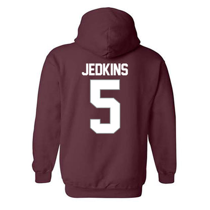Montana - NCAA Men's Basketball : Amari Jedkins - NCAA® March Madness® 2025 Shersey Hooded Sweatshirt-1