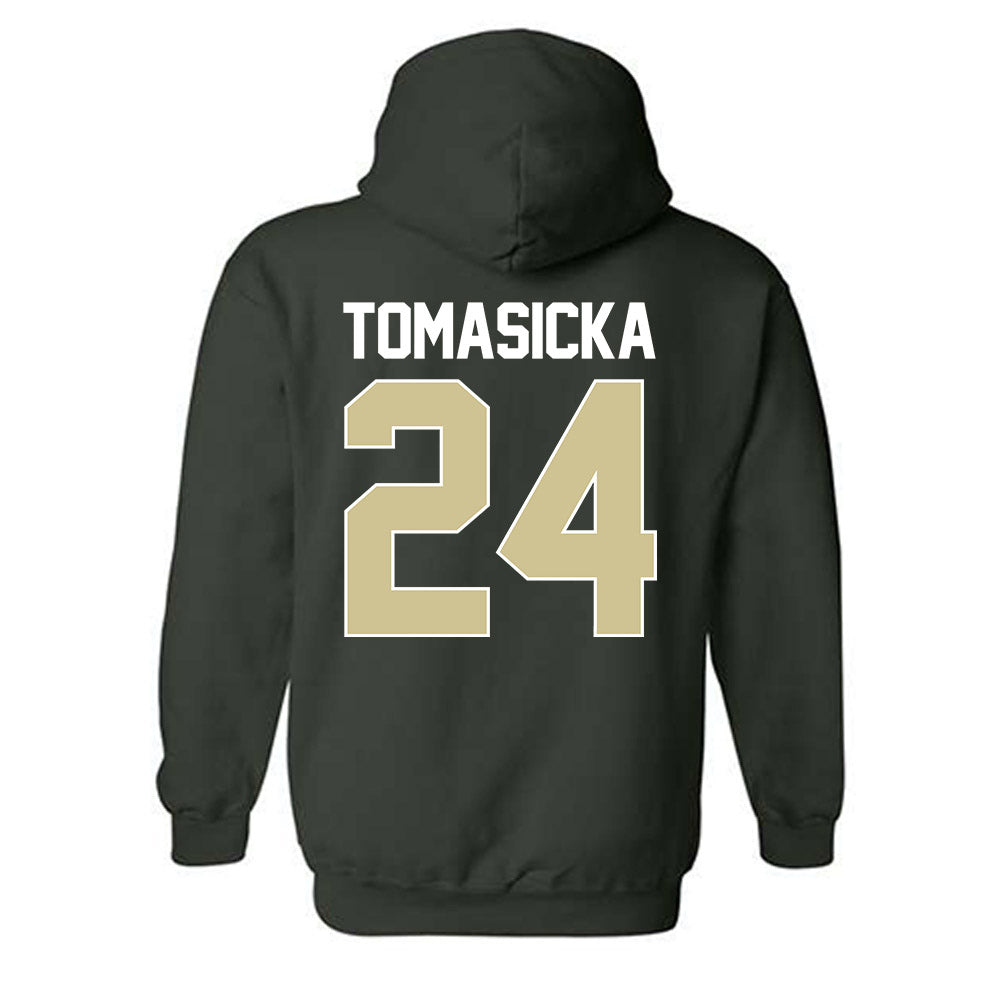 USF - NCAA Women's Basketball : Raina Tomasicka - NCAA® March Madness® 2025 Shersey Hooded Sweatshirt-1
