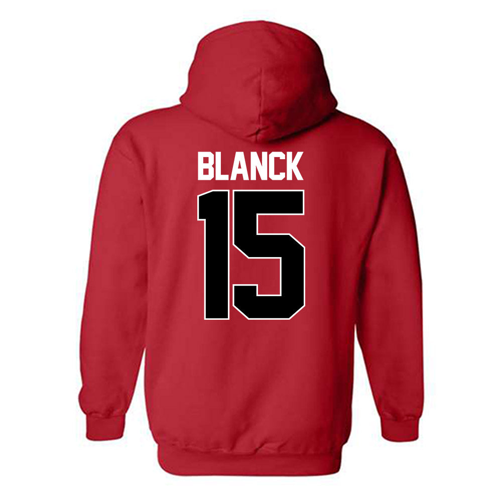 Utah - NCAA Women's Basketball : Alyssa Blanck - Hooded Sweatshirt-1