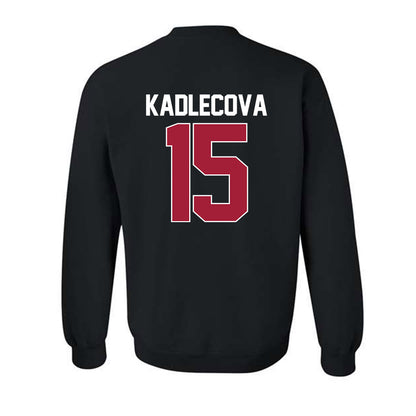 Indiana - NCAA Women's Basketball : Valentyna Kadlecova - NCAA® March Madness® 2025 Shersey Crewneck Sweatshirt-1