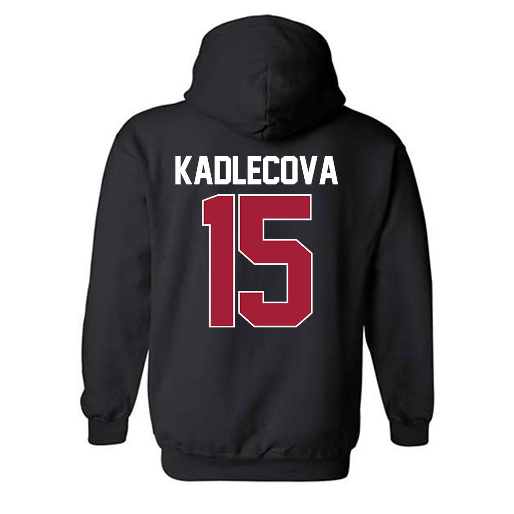 Indiana - NCAA Women's Basketball : Valentyna Kadlecova - NCAA® March Madness® 2025 Shersey Hooded Sweatshirt-1
