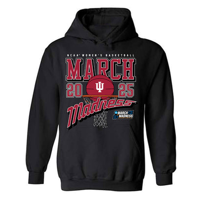 Indiana - NCAA Women's Basketball : Valentyna Kadlecova - NCAA® March Madness® 2025 Shersey Hooded Sweatshirt-0