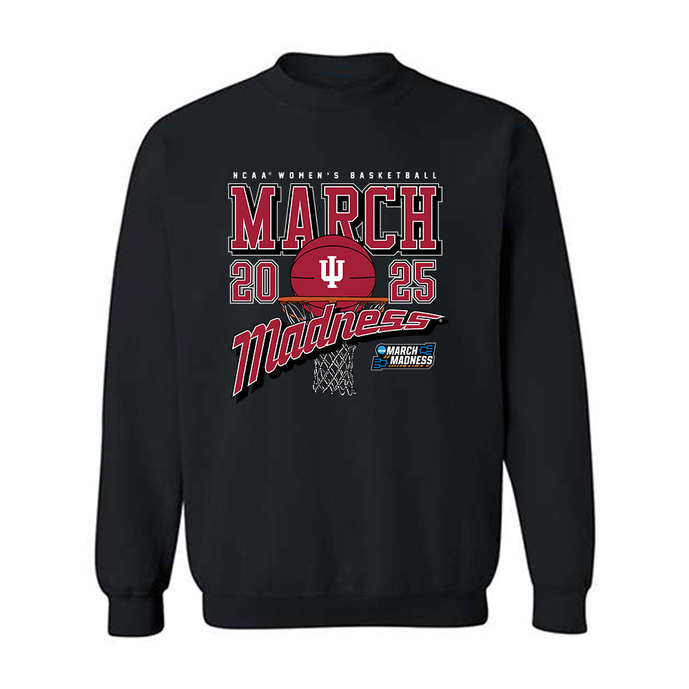 Indiana - NCAA Women's Basketball : Lenee Beaumont - NCAA® March Madness® 2025 Shersey Crewneck Sweatshirt-0