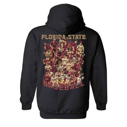 FSU - NCAA Baseball : - Team Collage Hooded Sweatshirt-1