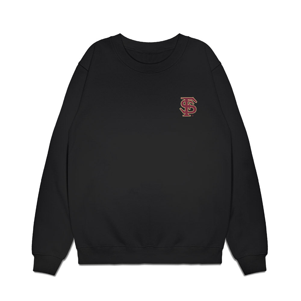 FSU - NCAA Baseball : - Team Collage Premium Crewneck Sweatshirt-0