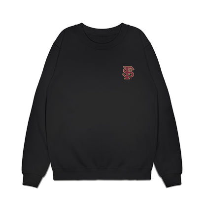 FSU - NCAA Baseball : - Team Collage Premium Crewneck Sweatshirt-0