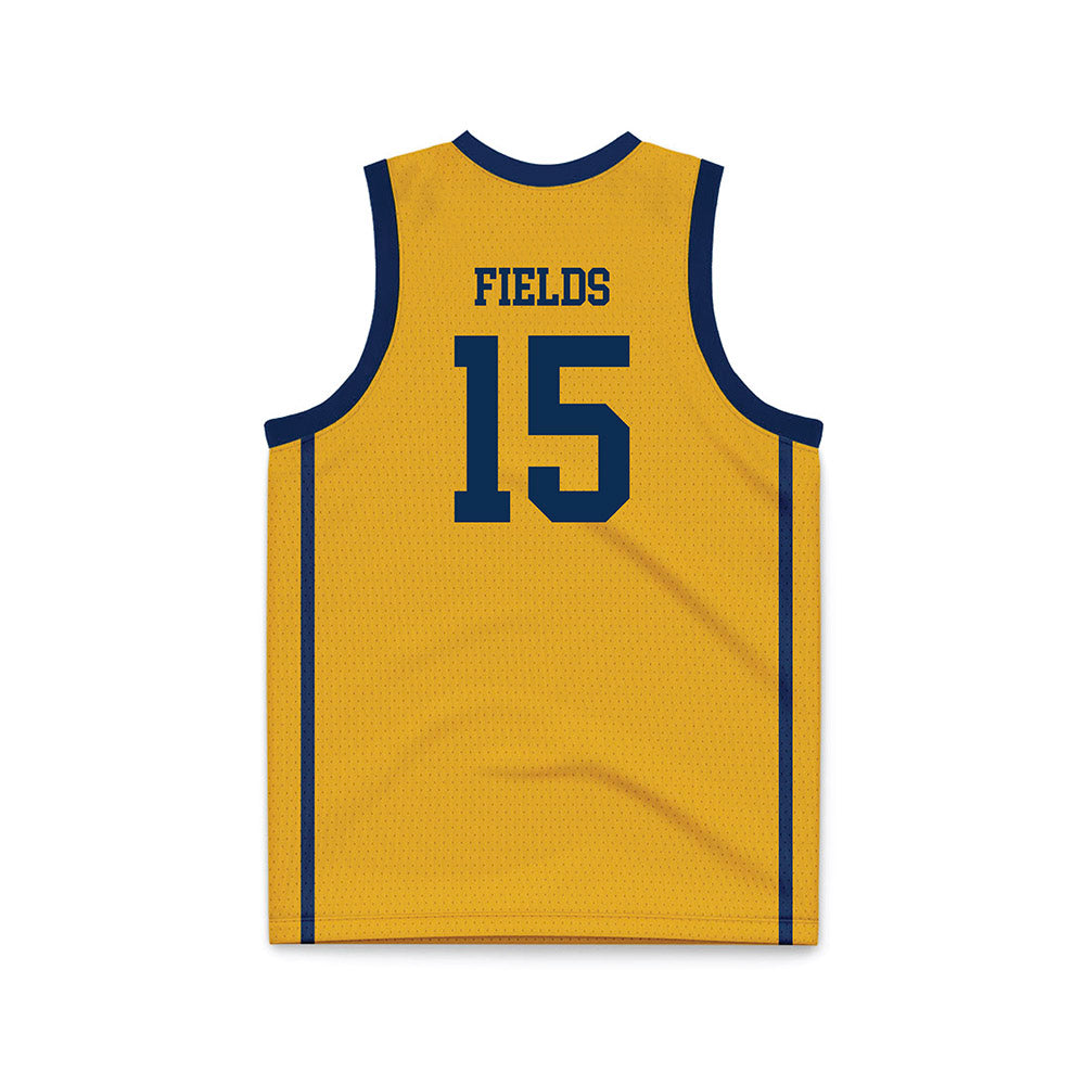 West Virginia - NCAA Men's Basketball : Jackson Fields - Basketball Jersey-1
