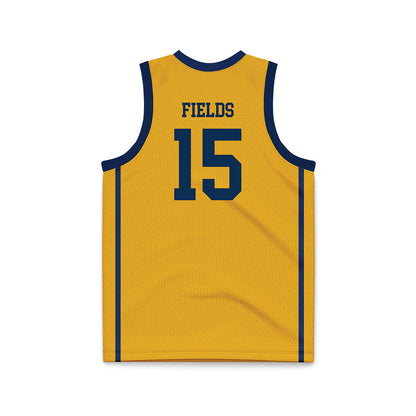 West Virginia - NCAA Men's Basketball : Jackson Fields - Basketball Jersey-1