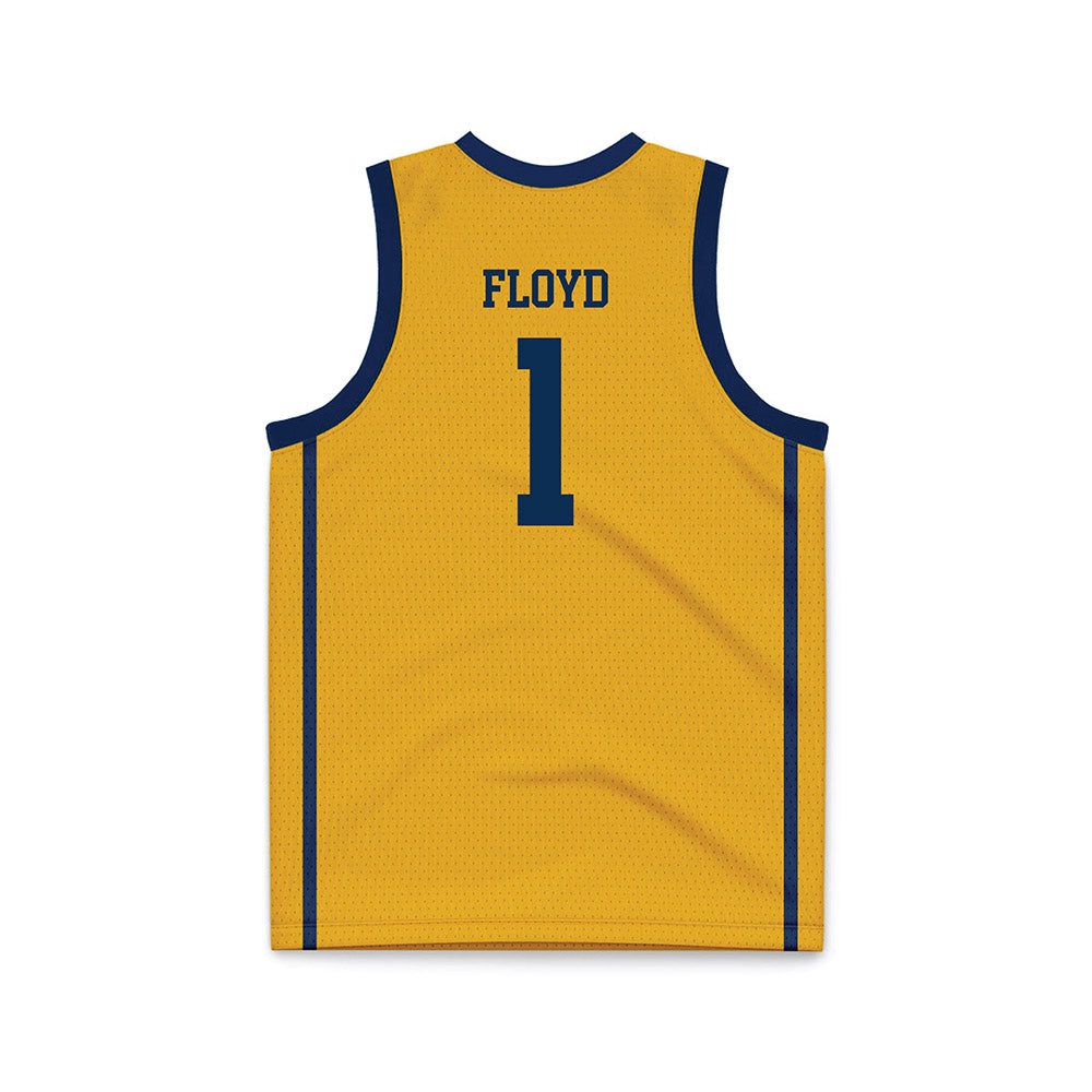 West Virginia - NCAA Men's Basketball : Jasper Floyd - Basketball Jersey-1