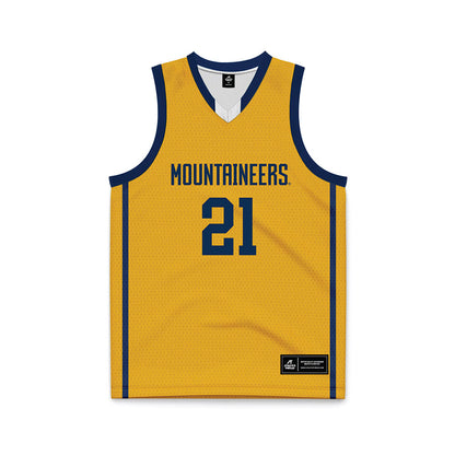 West Virginia - NCAA Men's Basketball : Niyol Hauet - Basketball Jersey-0