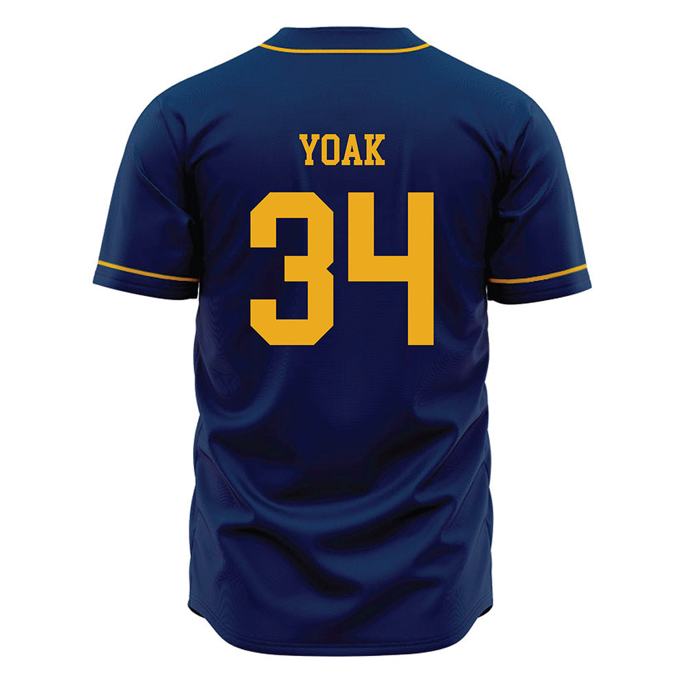 West Virginia - NCAA Baseball : Bryant Yoak - Home Jersey-1