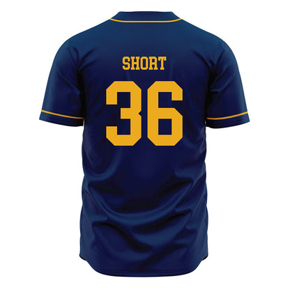 West Virginia - NCAA Baseball : Noah Short - Home Jersey-1