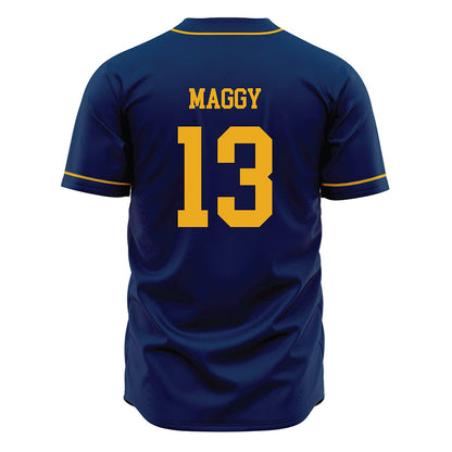 West Virginia - NCAA Baseball : Ryan Maggy - Home Jersey-1