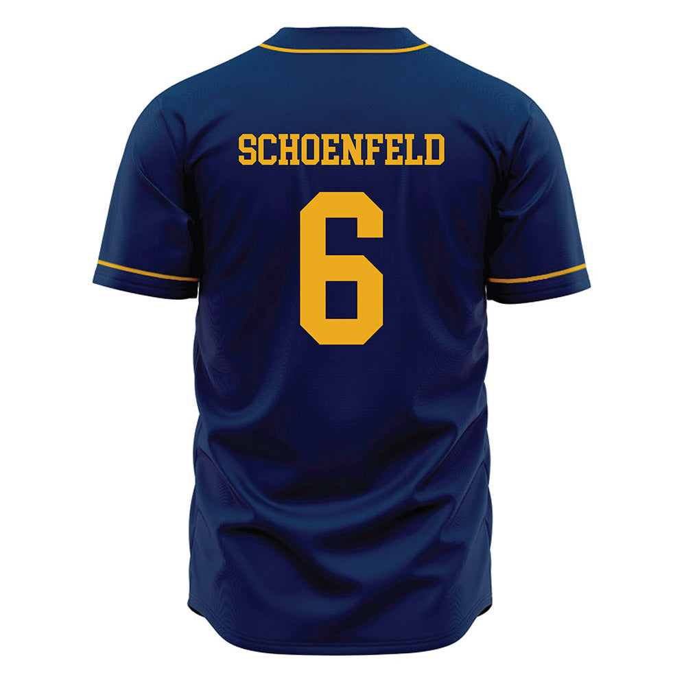 West Virginia - NCAA Baseball : Paul Schoenfeld - Home Jersey-1