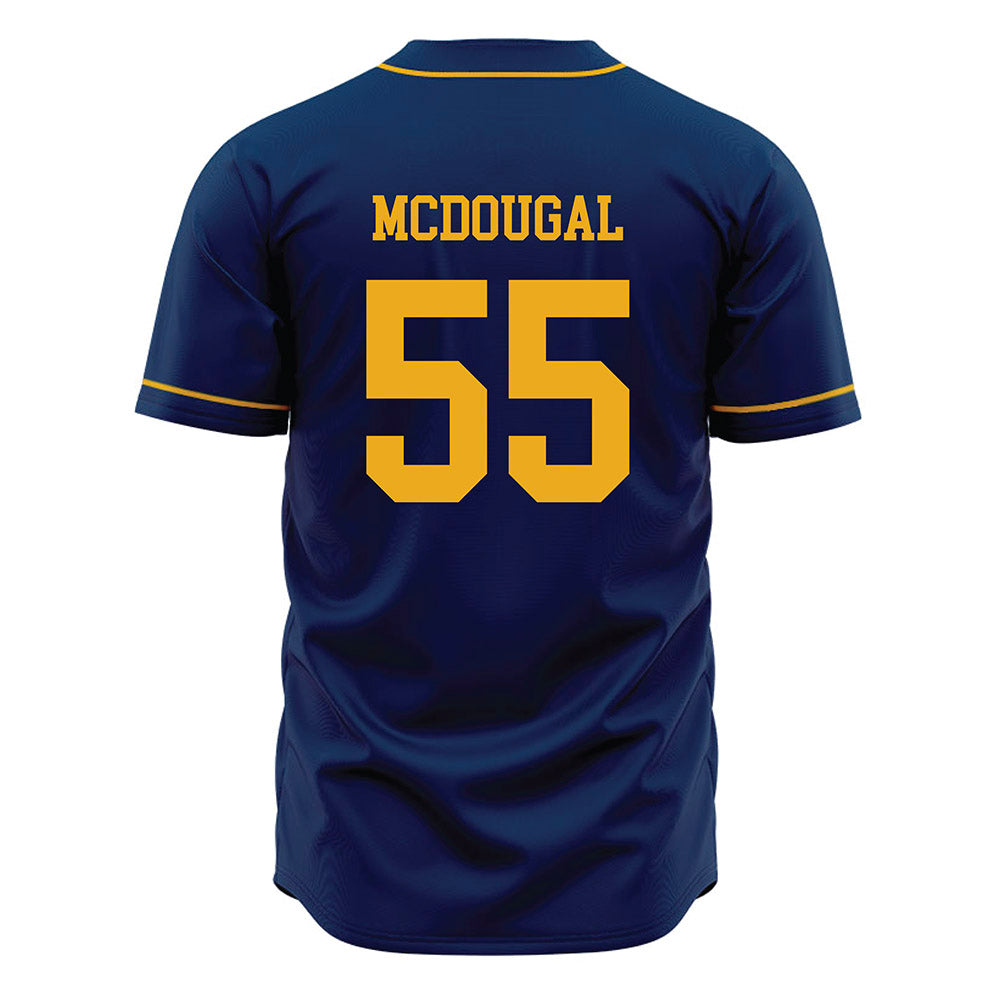 West Virginia - NCAA Baseball : Ben McDougal - Home Jersey-1