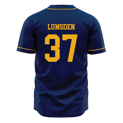 West Virginia - NCAA Baseball : Benjamin Lumsden - Home Jersey-1