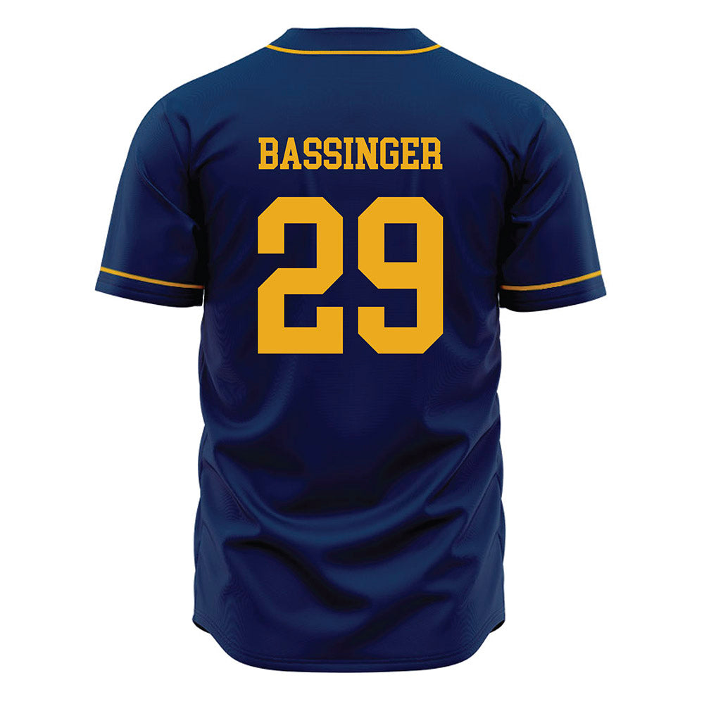 West Virginia - NCAA Baseball : Reese Bassinger - Home Jersey-1