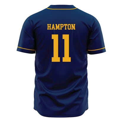 West Virginia - NCAA Baseball : Ben Hampton - Home Jersey-1