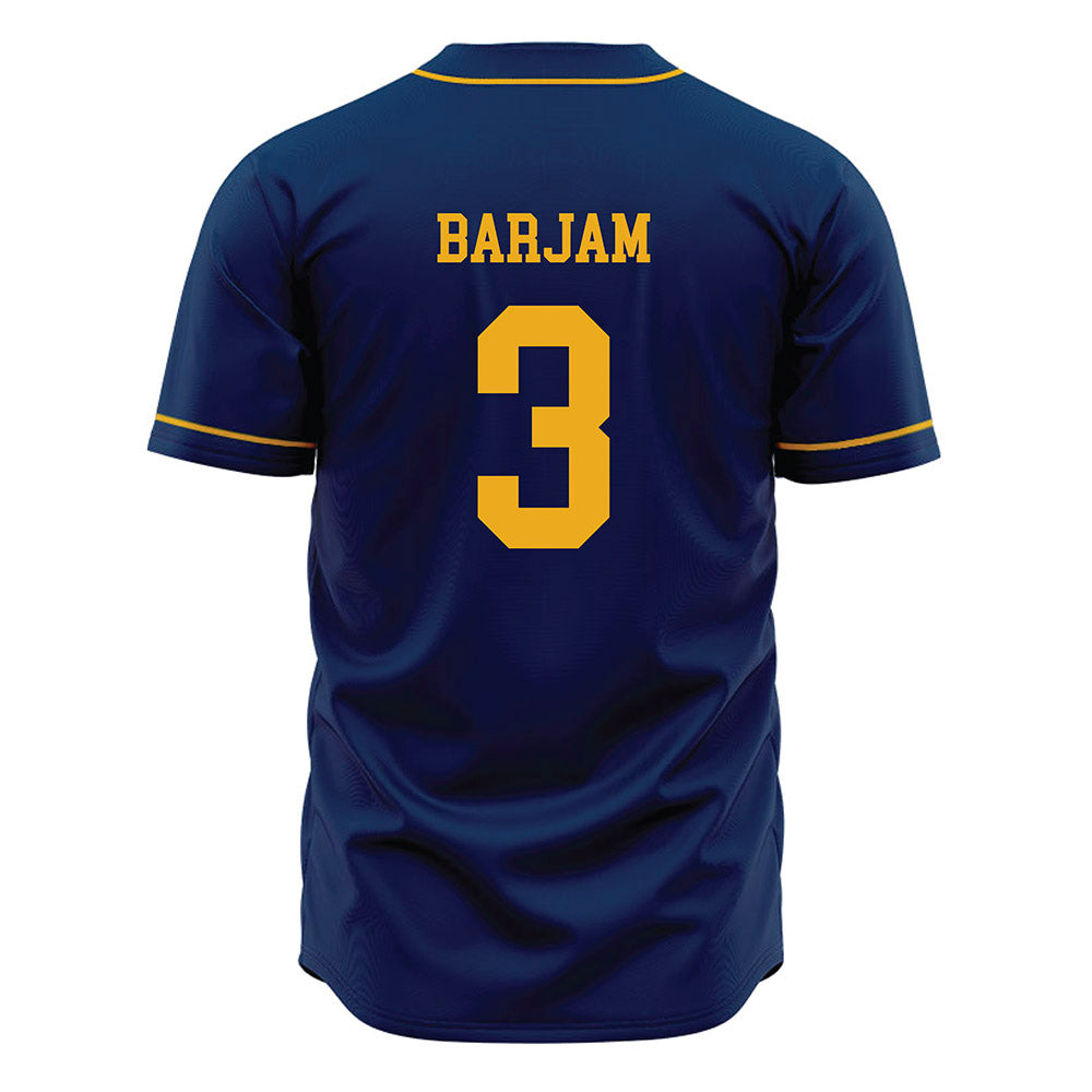 West Virginia - NCAA Baseball : Zahir Barjam - Home Jersey-1