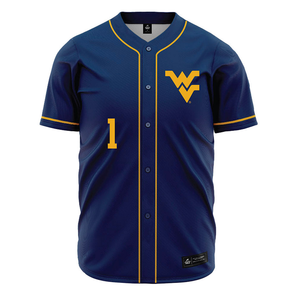 West Virginia - NCAA Baseball : JJ Glasscock - Home Jersey-0