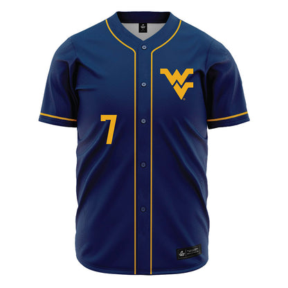 West Virginia - NCAA Baseball : Maxwell Molessa - Home Jersey-0