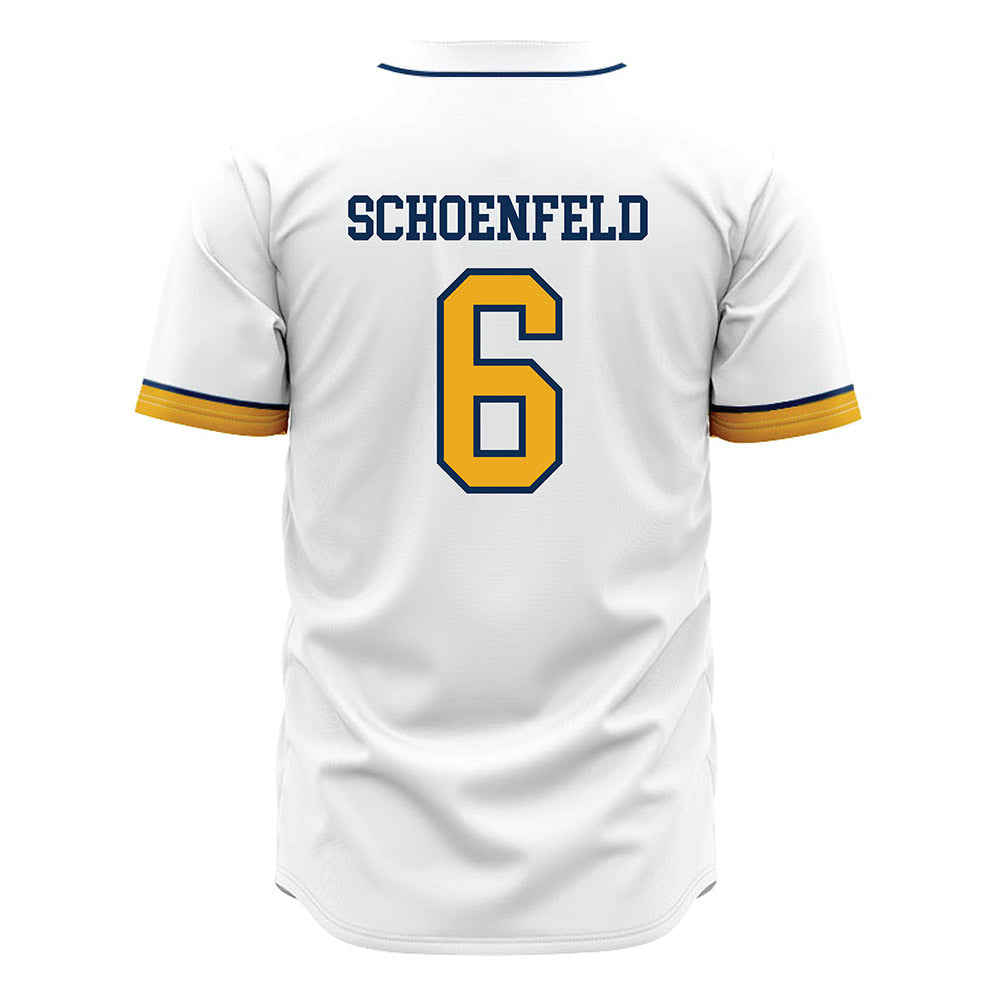 West Virginia - NCAA Baseball : Paul Schoenfeld - Away Fashion Jersey-1