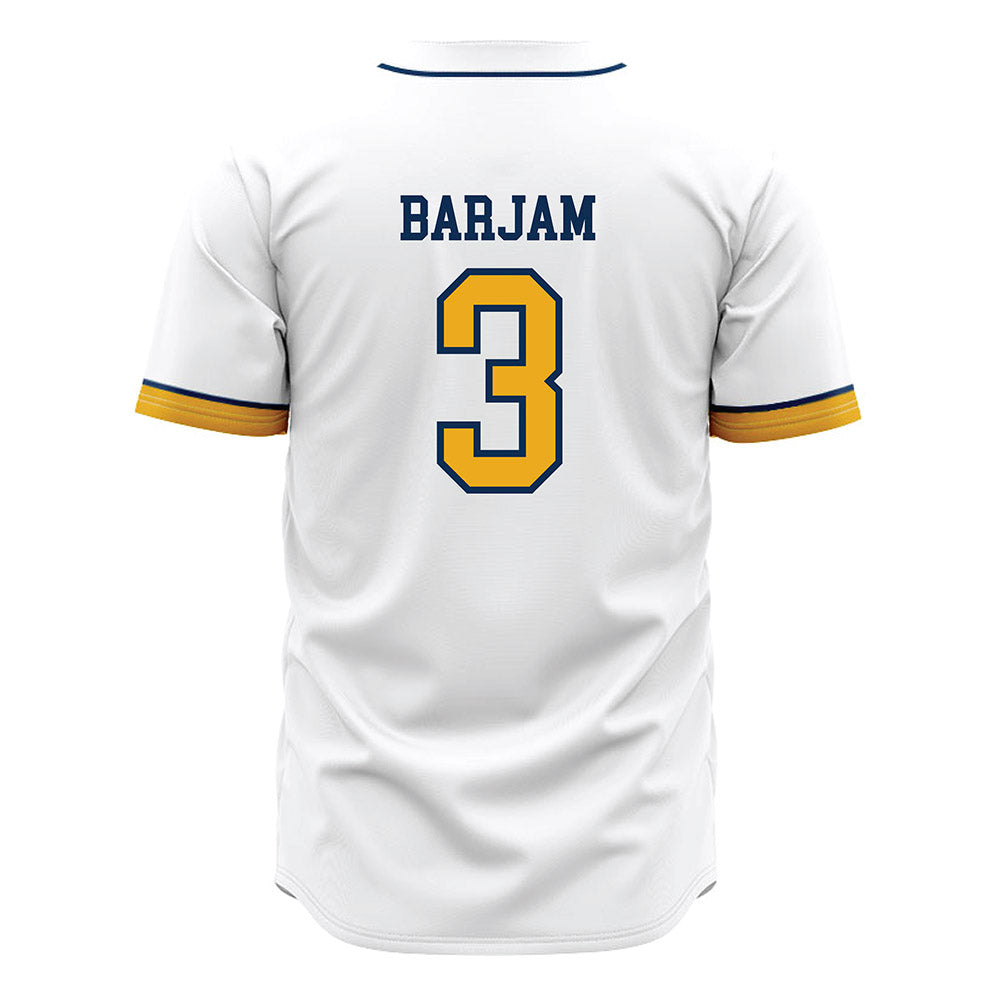 West Virginia - NCAA Baseball : Zahir Barjam - Away Fashion Jersey-1