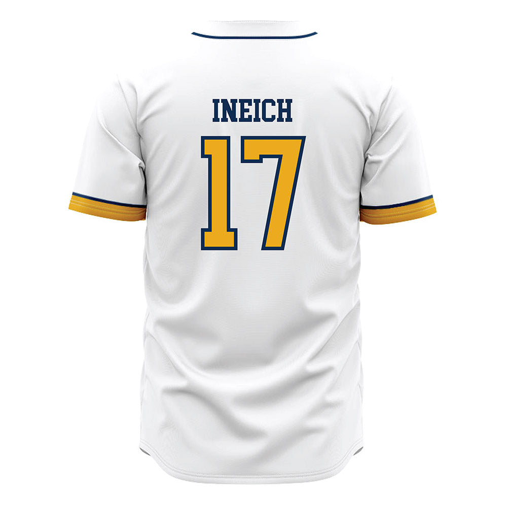 West Virginia - NCAA Baseball : Matt Ineich - Away Fashion Jersey-1