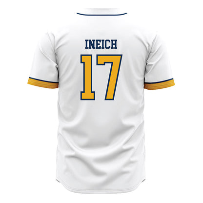 West Virginia - NCAA Baseball : Matt Ineich - Away Fashion Jersey-1
