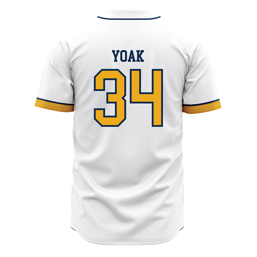 West Virginia - NCAA Baseball : Bryant Yoak - Away Fashion Jersey-1