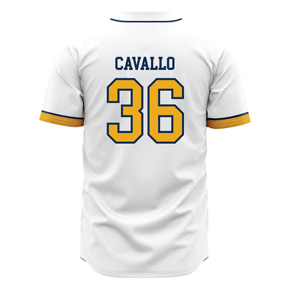 West Virginia - NCAA Baseball : Hudson Cavallo - Away Fashion Jersey-1