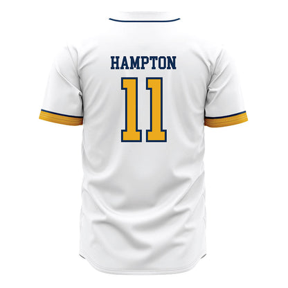 West Virginia - NCAA Baseball : Ben Hampton - Away Fashion Jersey-1