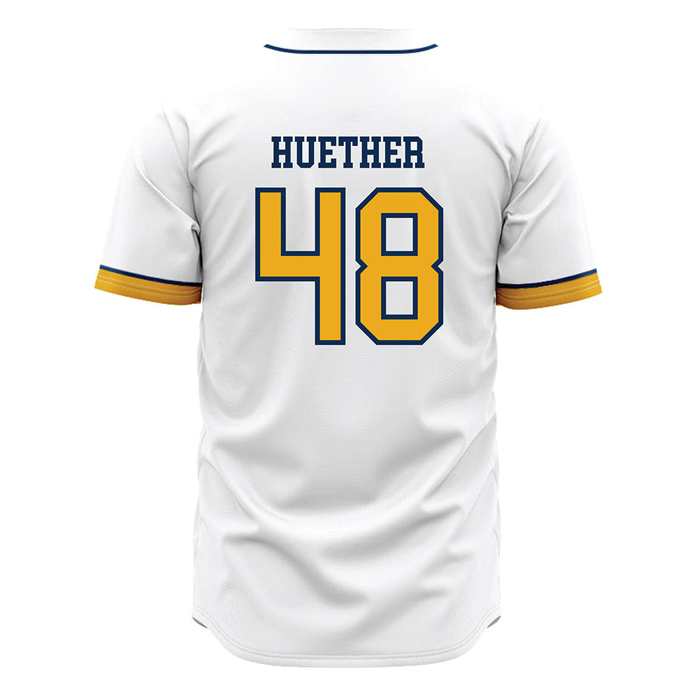 West Virginia - NCAA Baseball : JT Huether - Away Fashion Jersey-1
