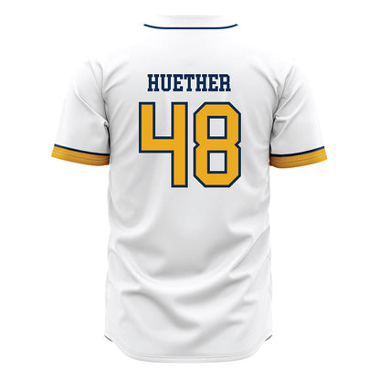 West Virginia - NCAA Baseball : JT Huether - Away Fashion Jersey-1