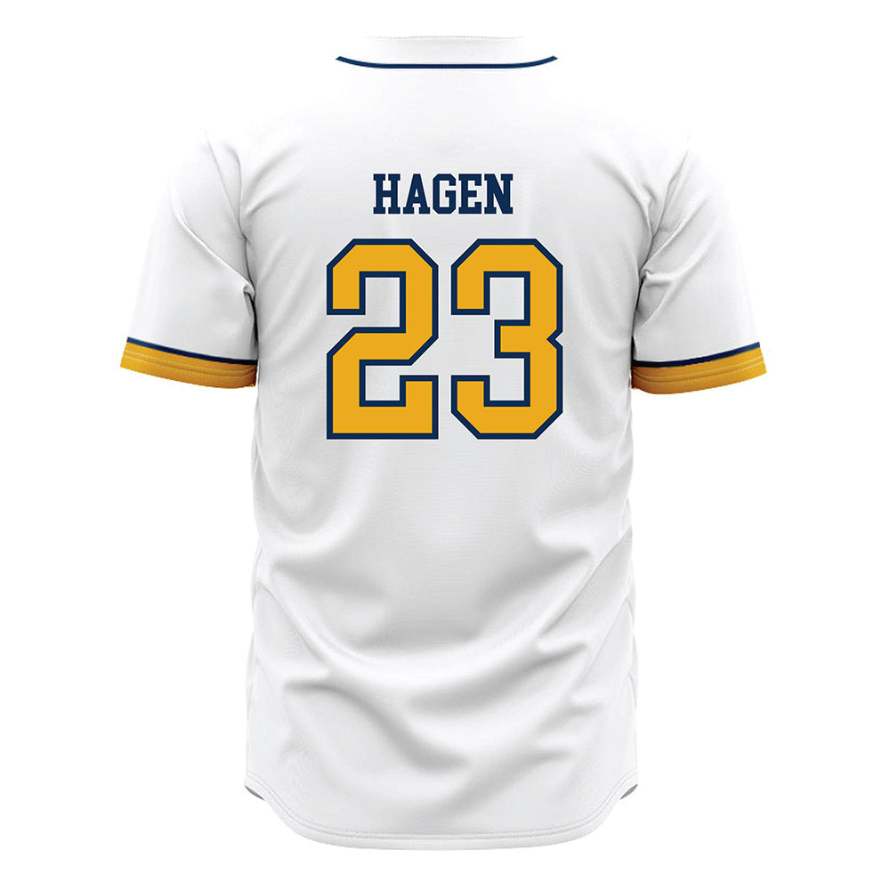 West Virginia - NCAA Baseball : David Hagen - Away Fashion Jersey-1