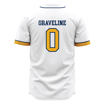 West Virginia - NCAA Baseball : Matthew Graveline - Away Fashion Jersey-1